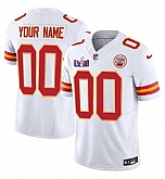 Men & Women & Youth Kansas City Chiefs Active Player Custom White 2024 F.U.S.E. Super Bowl LVIII Patch Vapor Untouchable Limited Jersey,baseball caps,new era cap wholesale,wholesale hats